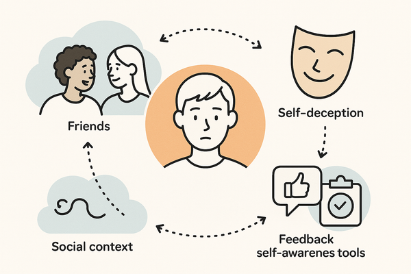 Why Friends See Us Differently: Uncovering the Gap in Self-Perception